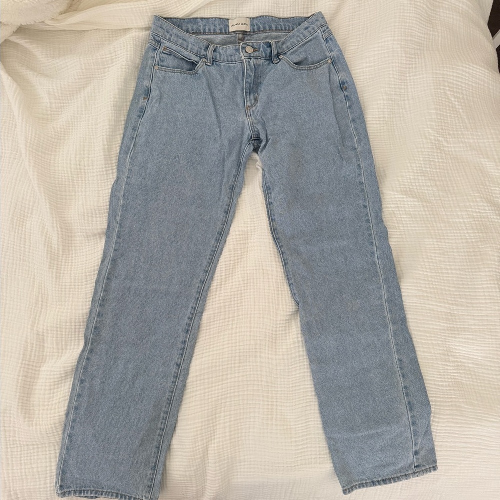 Abrand low straight jeans
